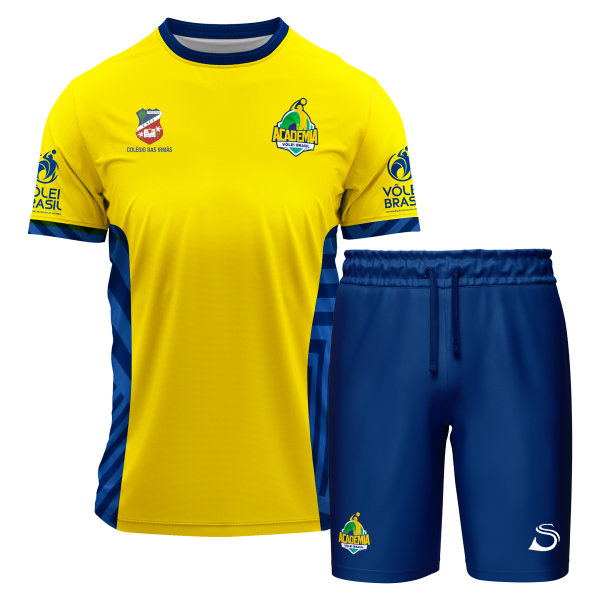 Kit Treino Masculino (Camisa + Calção) - ANBEAS - Colégio Sagrado Coração de Jesus