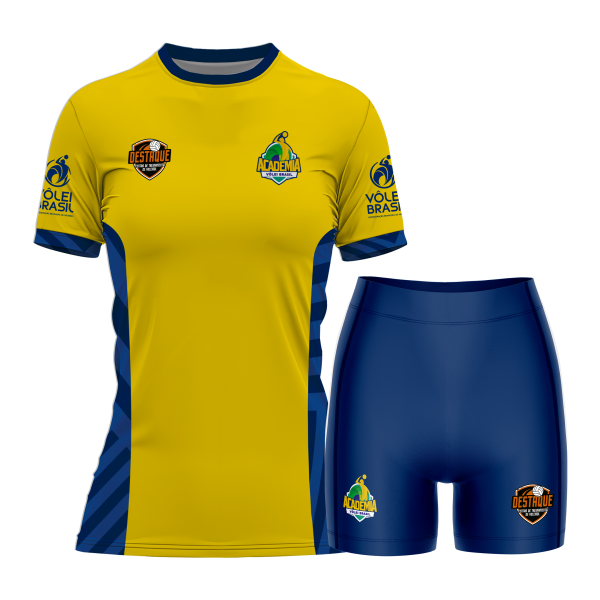 Kit Treino Feminino (Camisa + Bermuda) - DESTAQUE - CTV - CASCAVEL